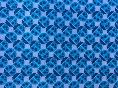 A person in a blue shirt
Description automatically generated
